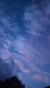 阿智村から見た空