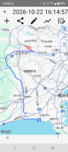江の島発バスのルート